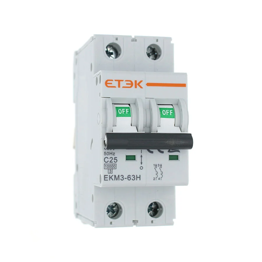 EKM3-63-2C25 Автоматический выключатель 2P 25А С