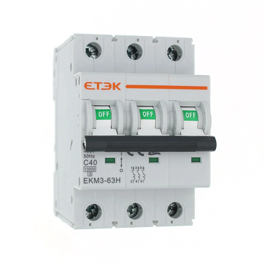 EKM3-63-3C40 Автоматический выключатель 3P 40А С