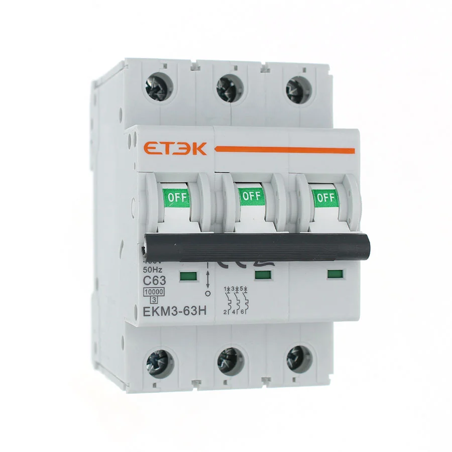 EKM3-63-3C63 Автоматический выключатель 3P 63А С