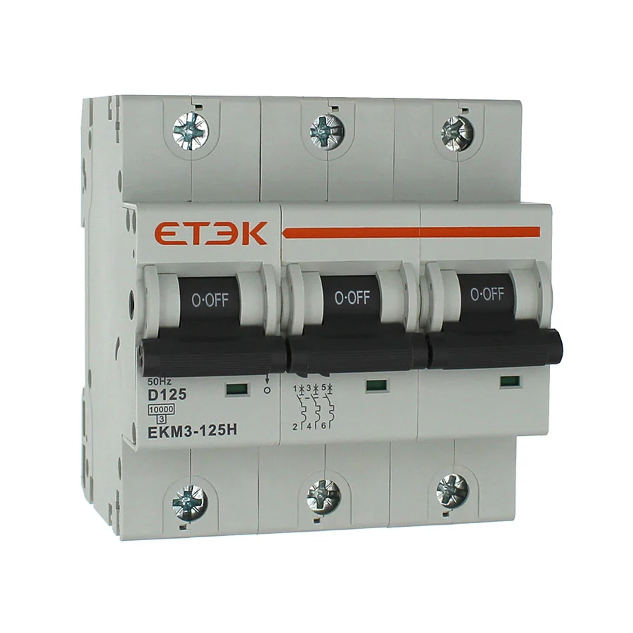 EKM3-125-3D125 Автоматический выключатель 3P 125А D