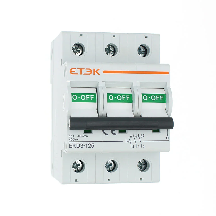 EKD3-125-3-063 Рубильник 3Р 63А