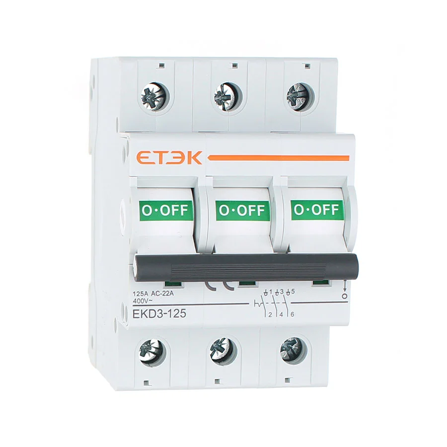 EKD3-125-3-125 Рубильник 3Р 125А