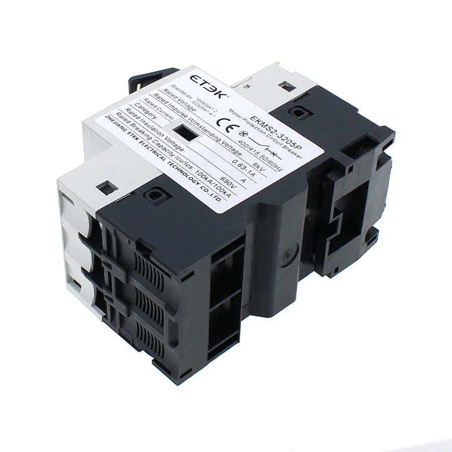 EKMS2-3205P Автоматический выключатель защиты двигателя 400/415V 0.63-1A Фото #2