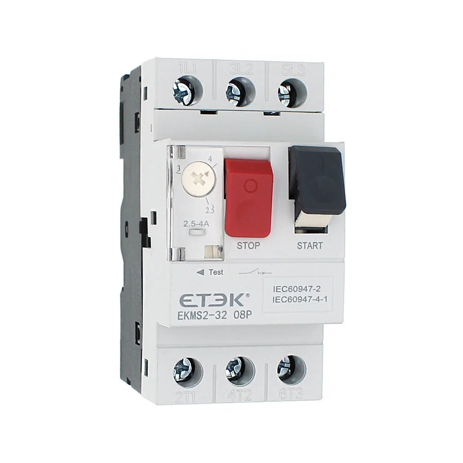EKMS2-3208P Автоматический выключатель защиты двигателя 400/415V 2,5-4A