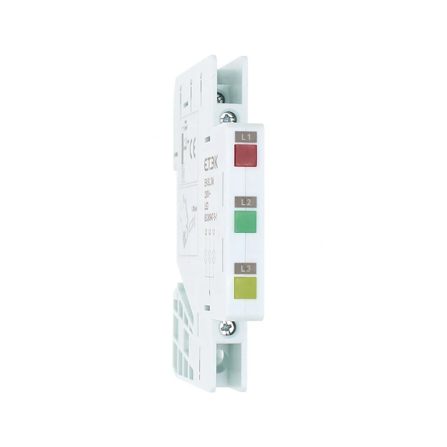 EKSL3M-RGY-230 Лампа компактная К/Ж/З на DIN-рейку 220VAC