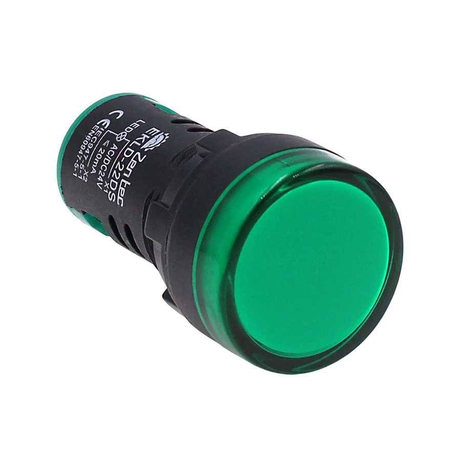 EKLD-22DS-G-24 Лампа зеленая 24VDC/VAC, D22