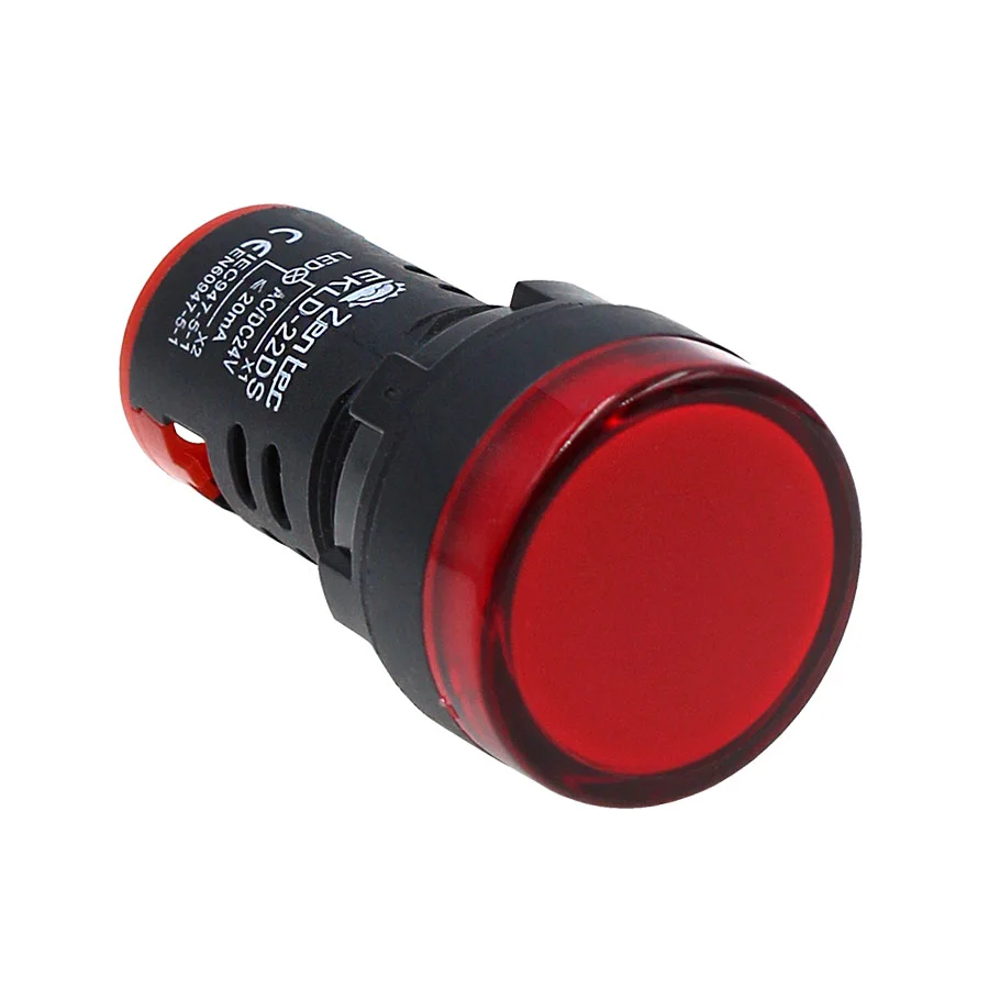 EKLD-22DS-R-24 Лампа красная 24VDC/VAC, D22