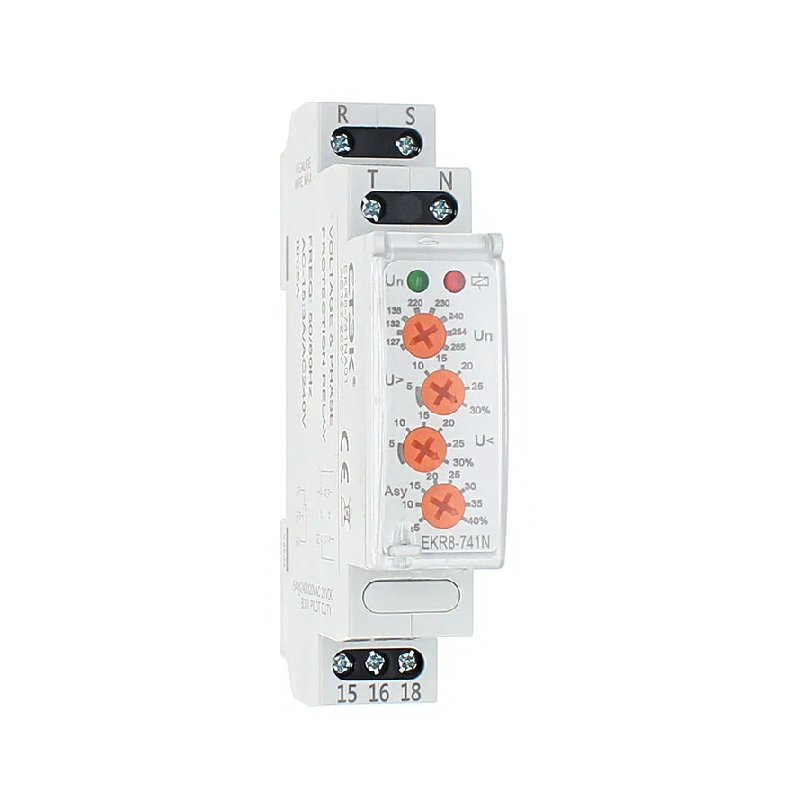 EKR8-741NA01 Реле контроля трех фаз, 380VAC